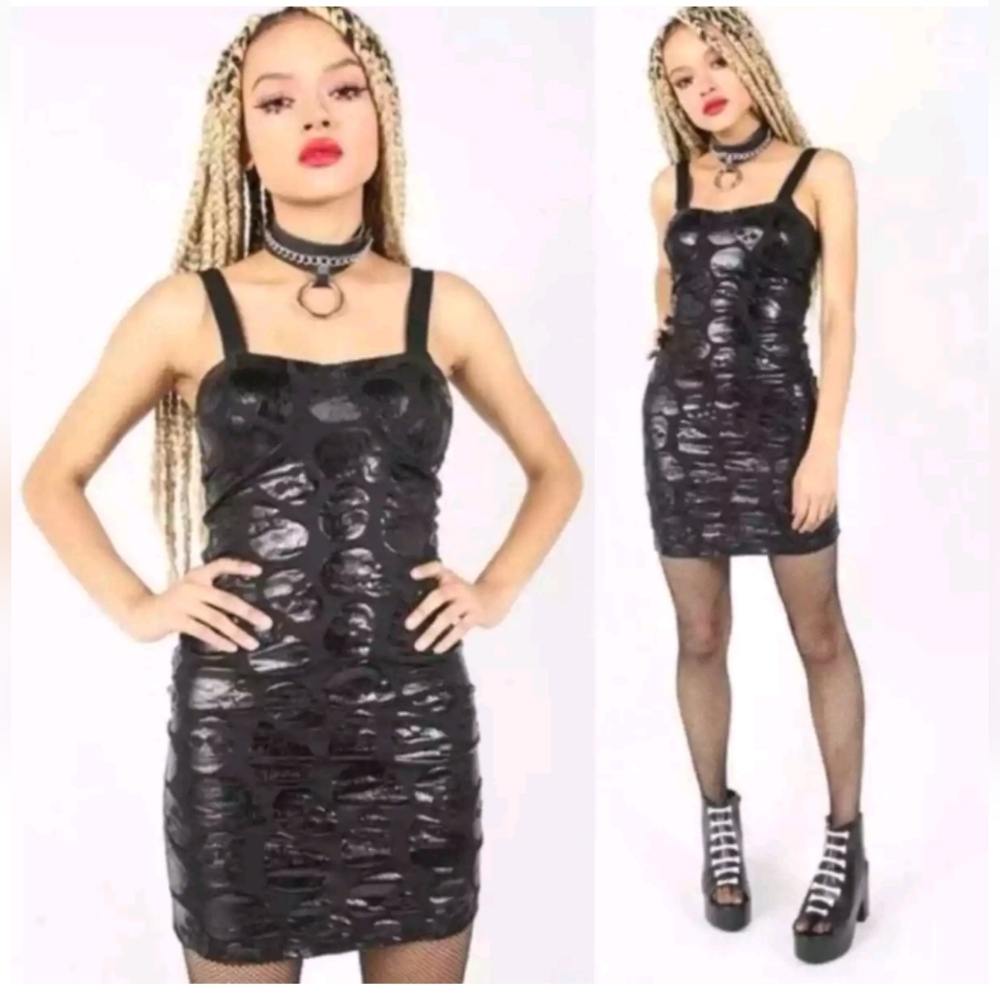 Iron Fist Skulls Club Mini Dress